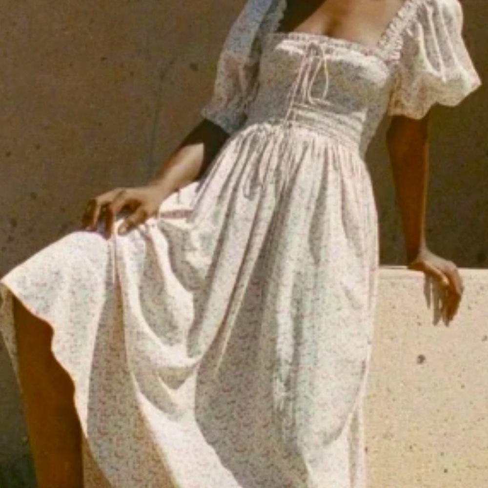 DOEN
SIENA DRESS -- SUNSHINE MEADOW FLORAL
